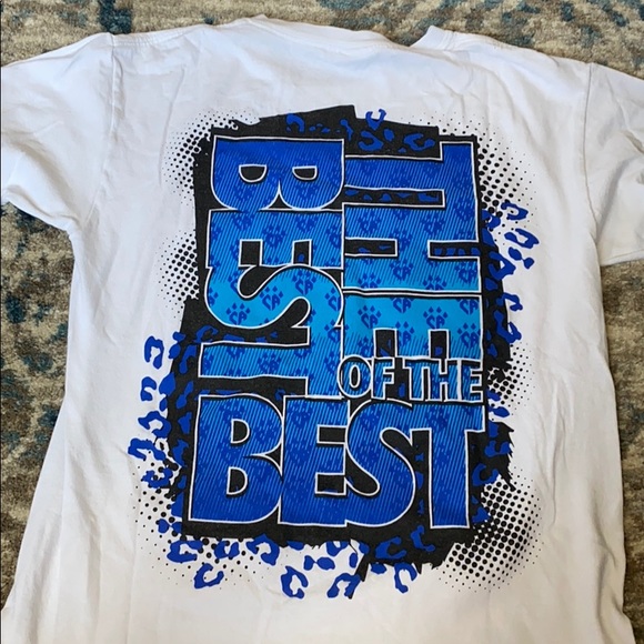 COPY - White and Blue Cheer Athletics T-Shirt - Picture 2 of 2